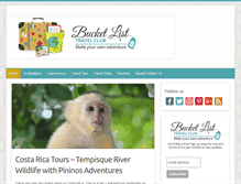 Tablet Screenshot of bucketlisttc.com